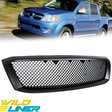 Matte Black Honeycomb Mesh Grille Grill for Toyota Hilux 2005-2011 fg216