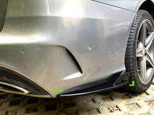 Gloss Black Rear Bumper Splitter Side Canards for Mercedes C-Class S205 Wagon AMG 2015-2021