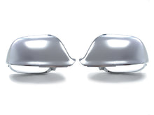 Matte Chrome Mirror Cover Caps For AUDI Q5 8R SQ5 09-17 Q7 10-15 With Lane Assist mc35