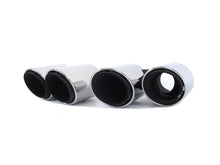 3-Layer Exhaust Tips Tail Pipes For Porsche Macan Base 2.0L 2019-2023 Brushed/Silver/Black