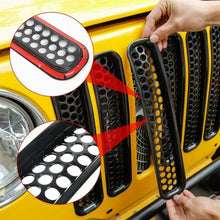 Mesh Grille Inserts Grill For Jeep Wrangler TJ 1997-2006 Car Exterior Trim